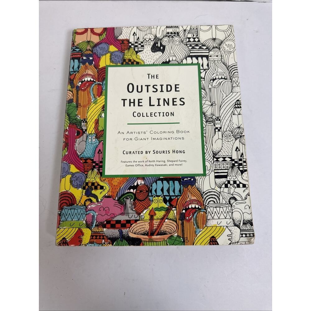 Outside the Lines: An Artists' Coloring Book for Giant Imaginations - paperb...